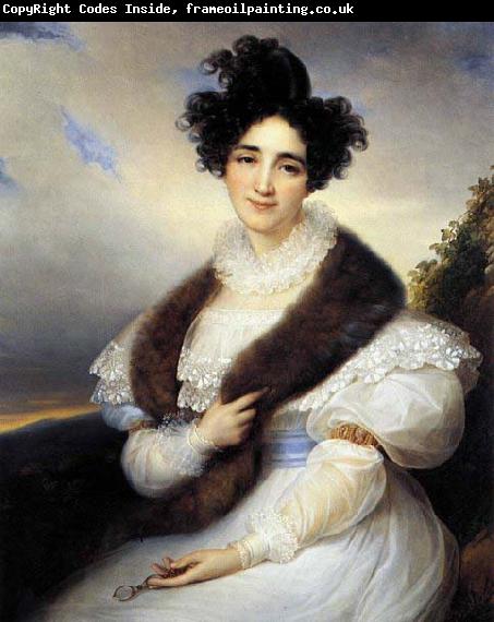 KINSOEN, Francois Joseph Portrait of Marie J. Lafont-Porcher